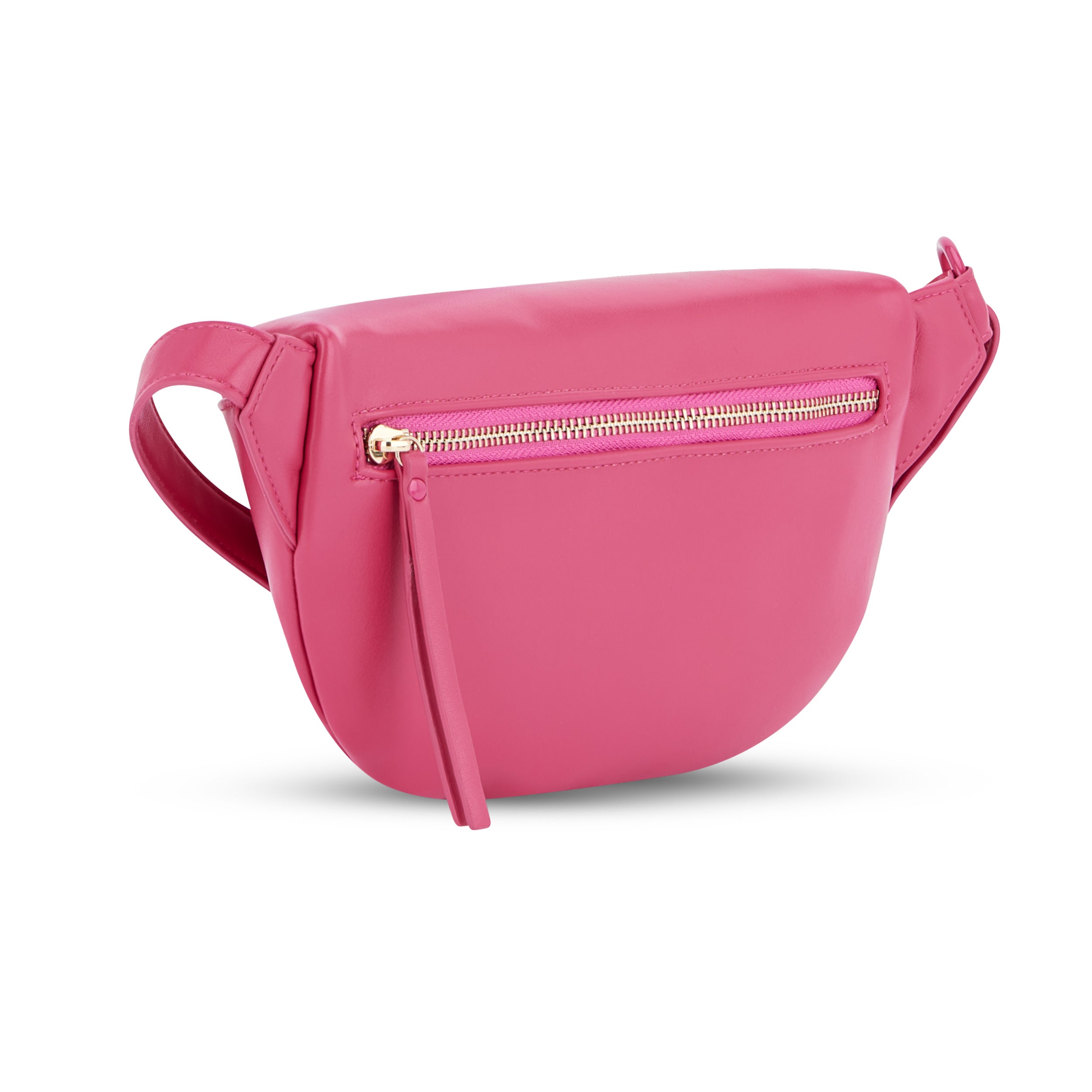 Bauchtasche Alice Small in Pink mit Reißverschlussfach vorne und verstellbarem Gürtel