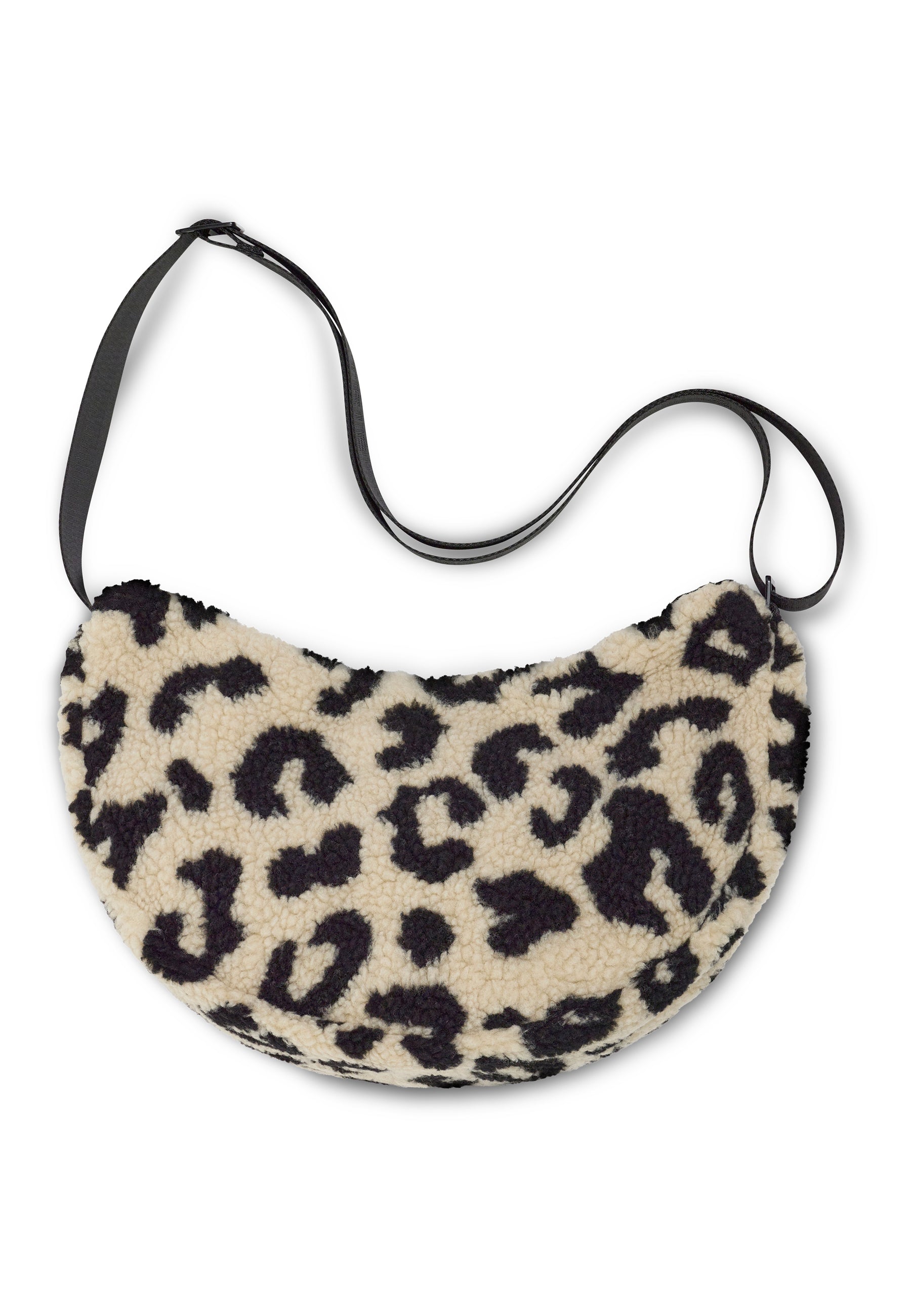 LENI - TEDDY HALF MOON BAG