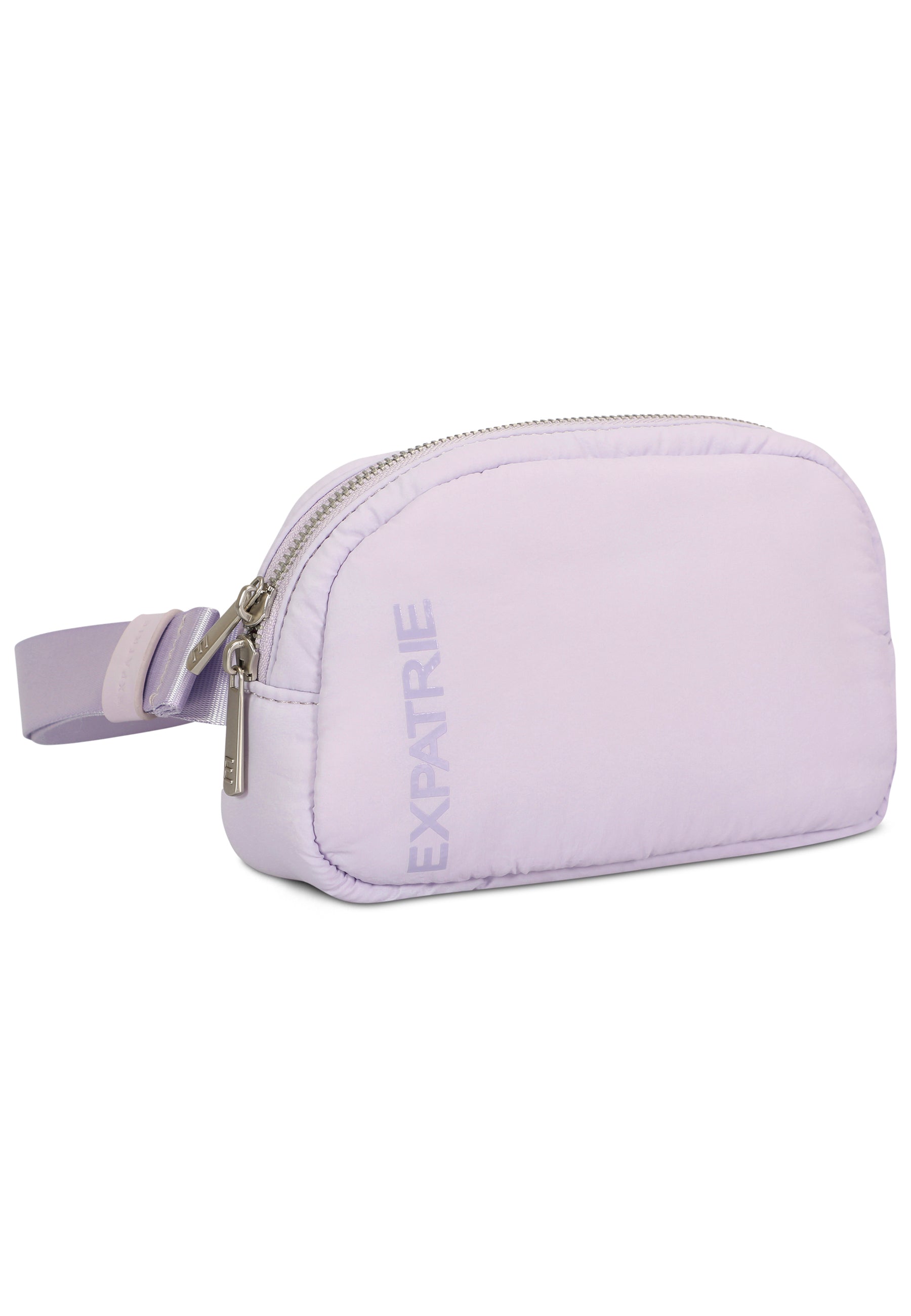 Fliederfarbene Bauchtasche MILLY von Expatrié mit Reißverschluss und verstellbarem Gurt