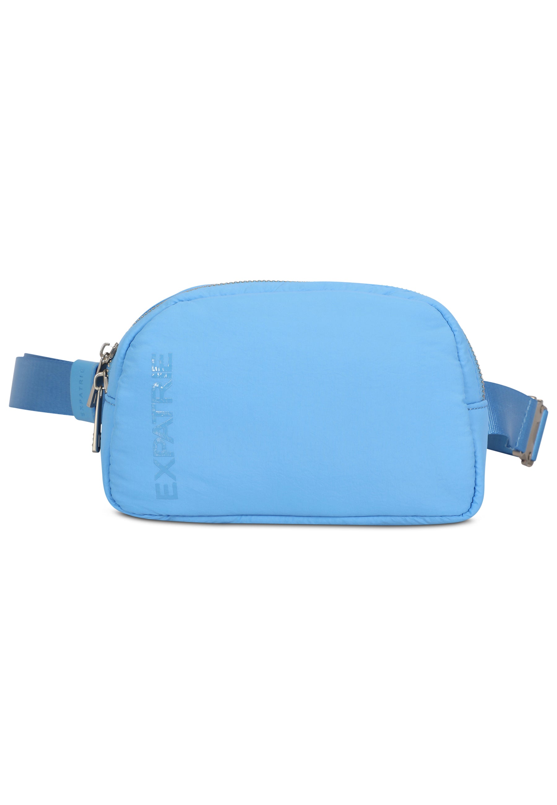 Kleine Milly Bauchtasche von Expatrié in royalblau mit Reißverschluss und verstellbarem Gurt