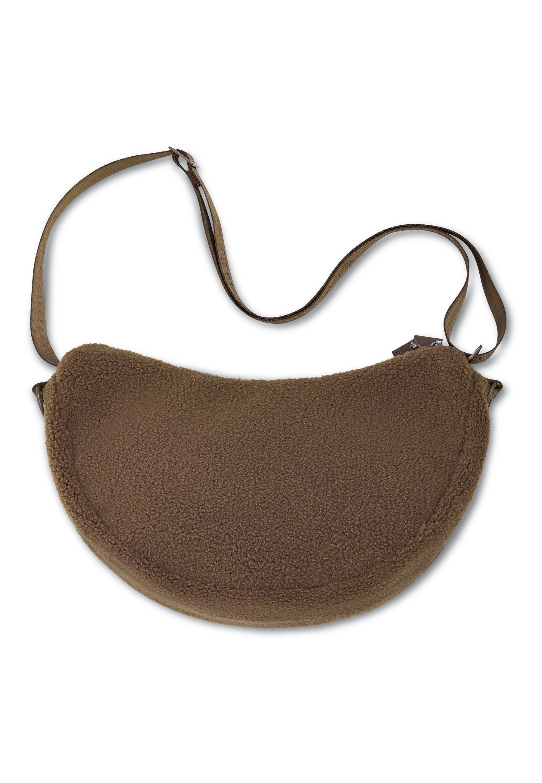 LENI - TEDDY HALF MOON BAG