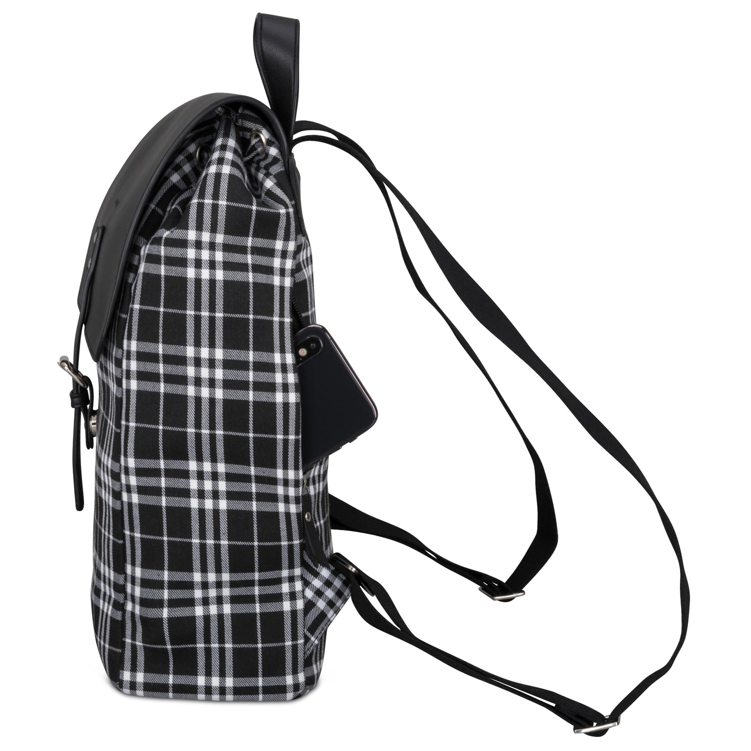 Karierter Tagesrucksack für Damen