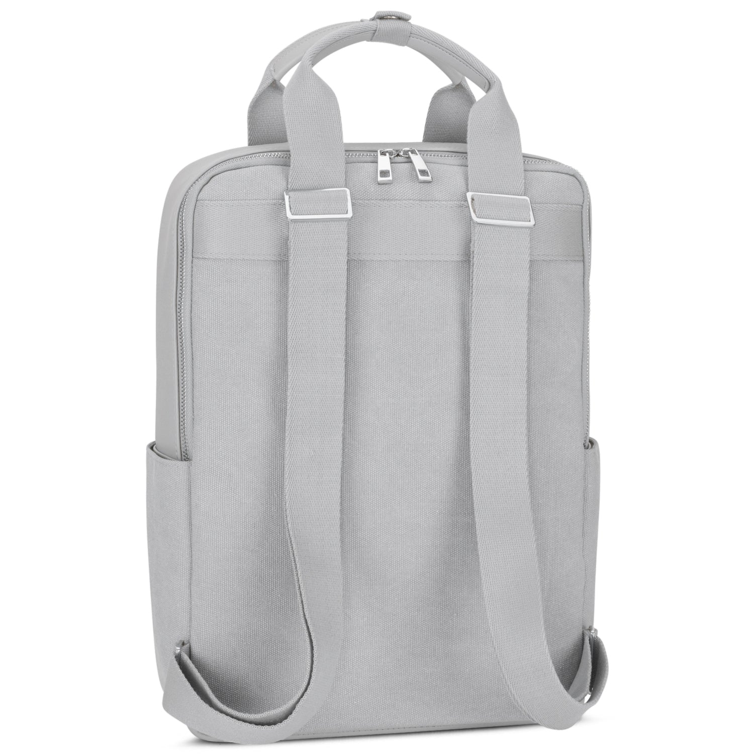 Grauer Rucksack für Freizeit, Arbeit und Uni