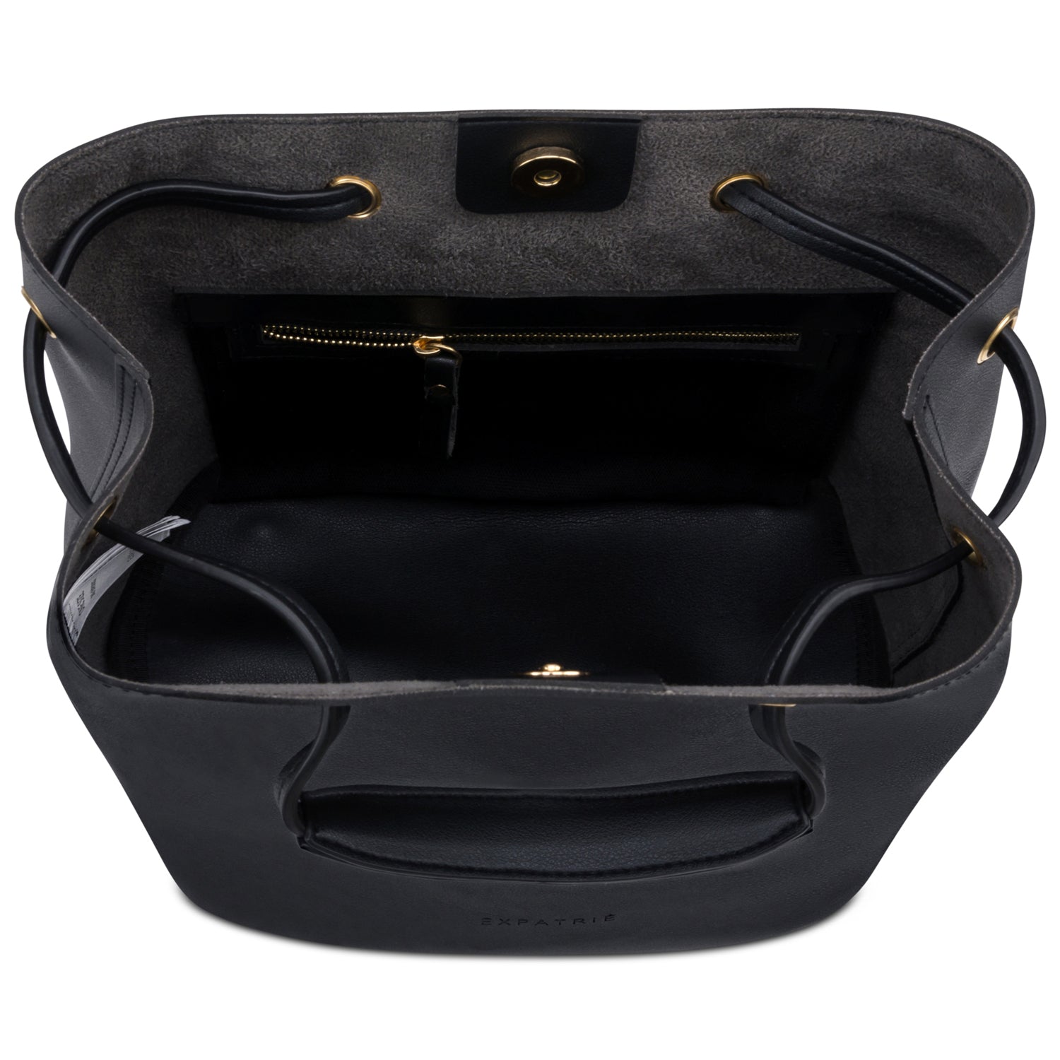 Schlichte Bucket Bag für Damen. #farbe_schwarz