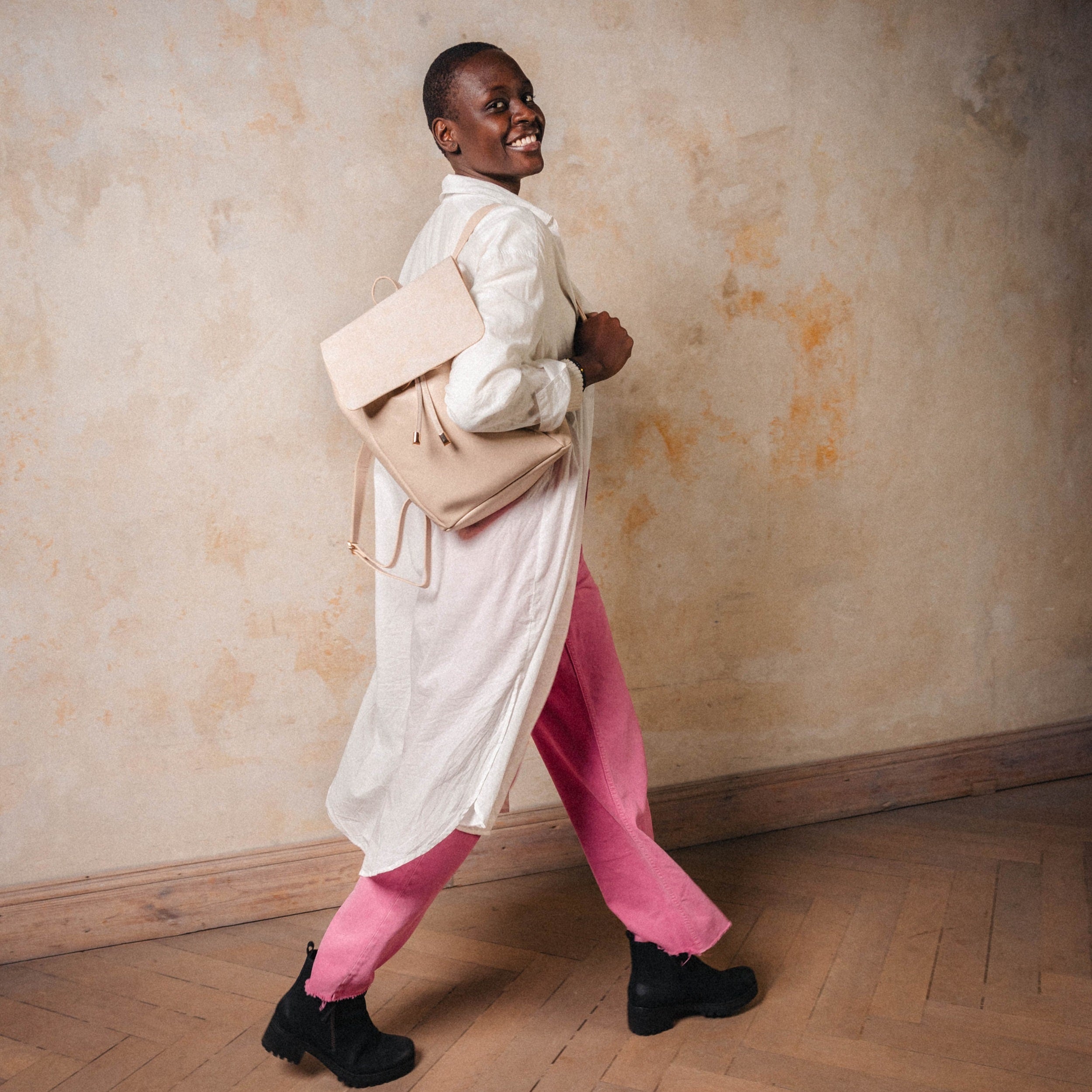 Kunstleder Rucksack Estelle
