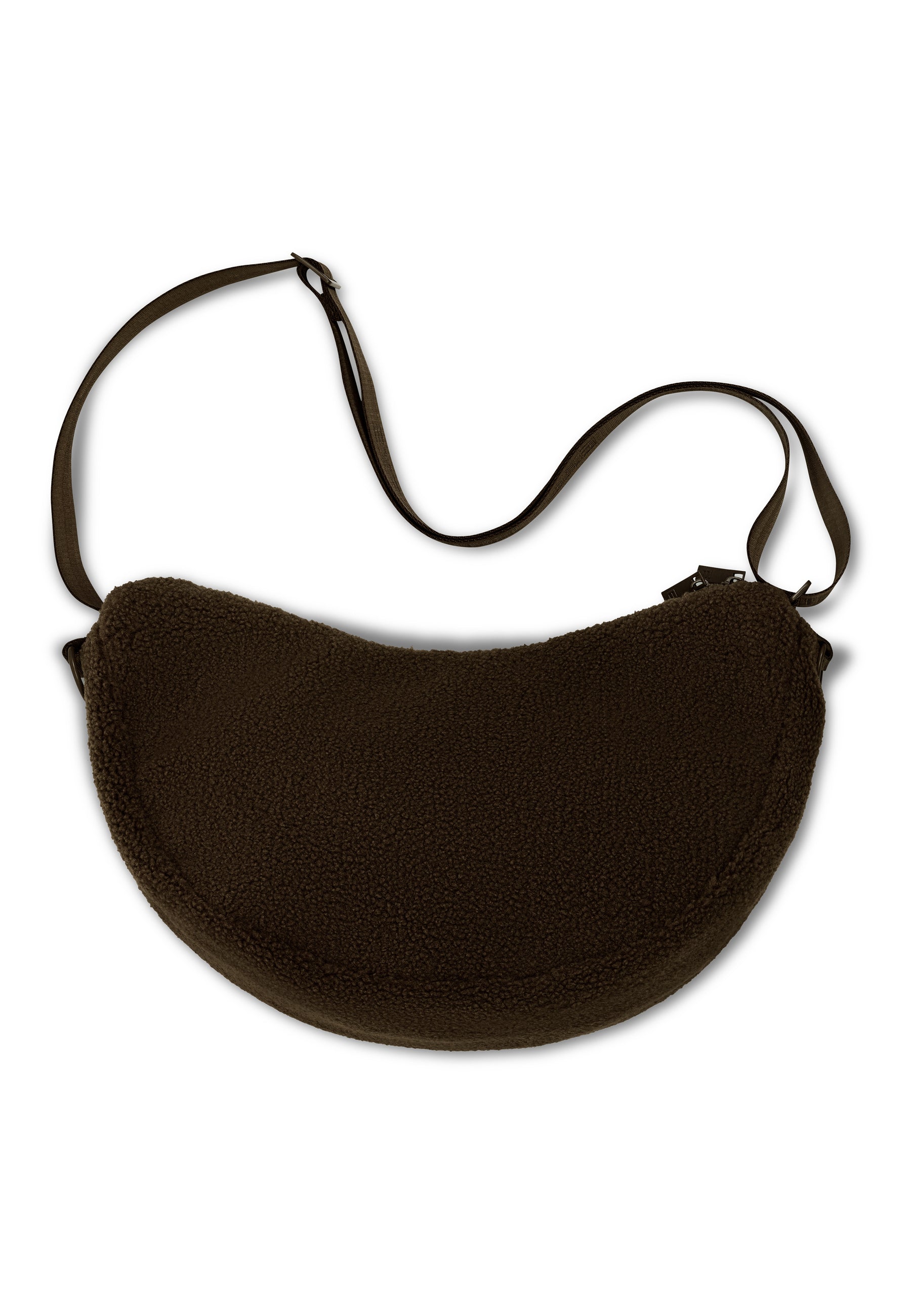 LENI - TEDDY HALF MOON BAG